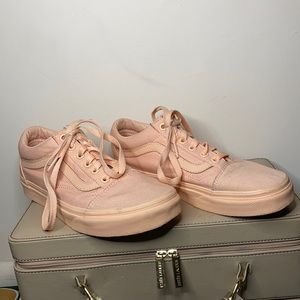 Peachy nude vans